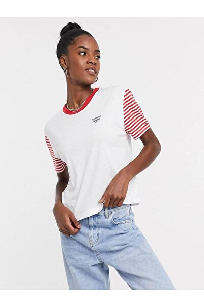 Tommy Hilfiger ince kısa ti-shirt