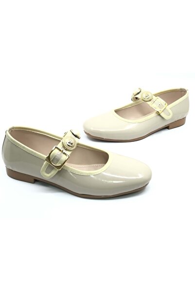 Kids Club Shoes Mehtap Kaiš Kamen Sa detaljem kopče Ravan đon Žene Baletanke ...