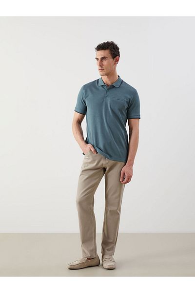 LC Waikiki Tricou cu mânecă scurtă pentru bărbați cu gât polo