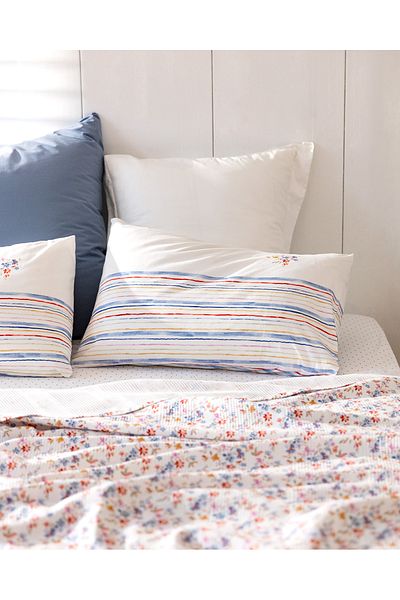 Madame Coco Squirre Doppelt kardiertes, bedrucktes Deckenset - Bunt