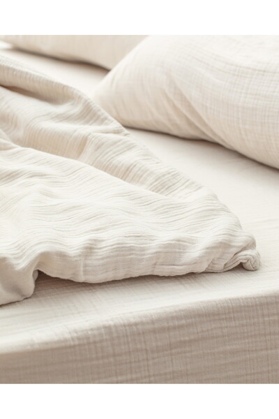 Madame Coco Marla Musselin-Bettbezug-Set für Einzelbett, elastisch