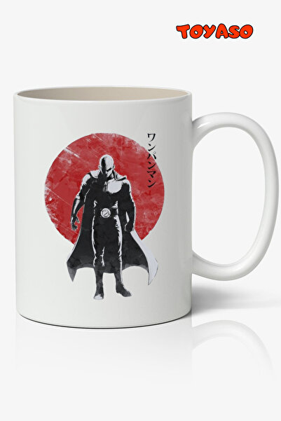 Toyaso One Punch Man - كوب أبيض بتصميم الرسوم المتحركة Saitama هدية لصديقك ال...