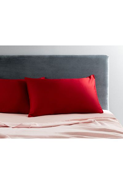 Madame Coco Ciel Satin Plain Kissenbezug