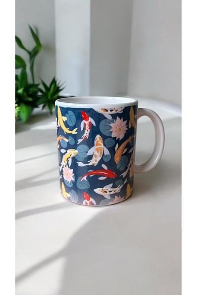 Home Feng Shui Koi Fish Mug