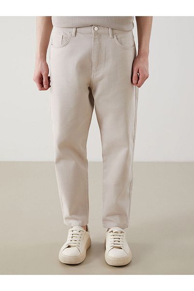 LC Waikiki Xside Beige Carrot Fit Men's Trousers