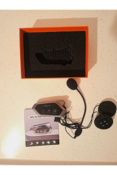 Zoli Yeni D60 2 İnterkom Eşleşme Özellikli Motosiklet Kask Kulaklığı Bluetooth Intercom Rgb Işıklı