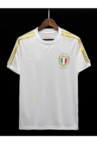 Lion Spor Leonardo Bonucci Ιταλία 125ης επετείου Προσαρμοσμένη φανέλα ποδοσφαίρου