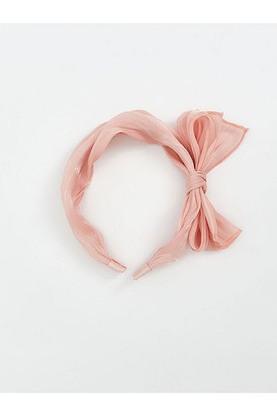 LC Waikiki Pink Bow Detailed Baby Girl Crown