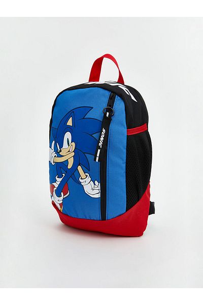 LC Waikiki ACCESORII LCW Rucsac pentru băiat cu imprimeu Sonic albastru