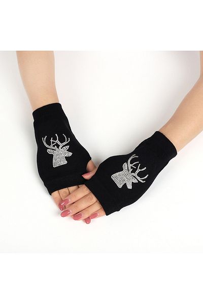 Generic Half Finger Glove For Girls Style-03