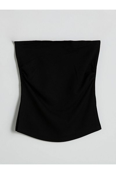 LC Waikiki XSIDE Μαύρο γυναικείο κομμένο λαιμόκοψη