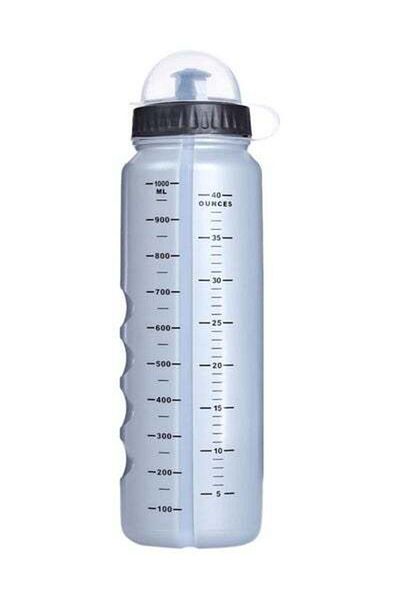 HALAMODO Water Bottle, 1L 32oz Sports Water Bottles, Motivational Large Water Bottle, BPA Free Tritan Plastic