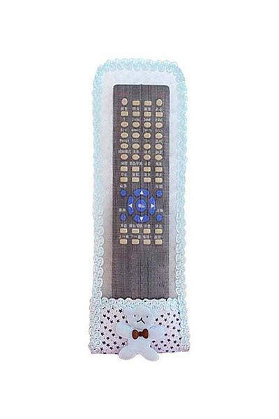 Generic REMOTE CONTROL COVER - BEAR  24.5 x 8 CM - BLUE