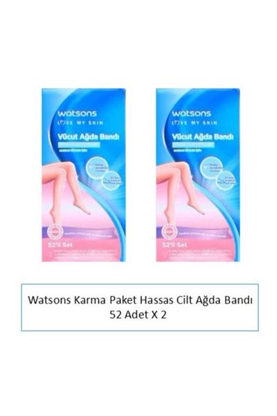 Watsons , Mixed Pack, Sensitive Skin, Waxing Strips - 52 Pieces X 2 Pieces