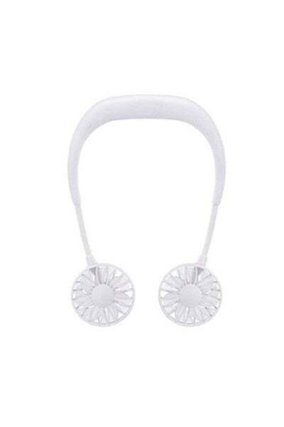 HALAMODO Neck Fan, Portable Neck Fan, Bladeless Wearable Personal Fan, Rechargeable Neckband Fan, Bladeless N