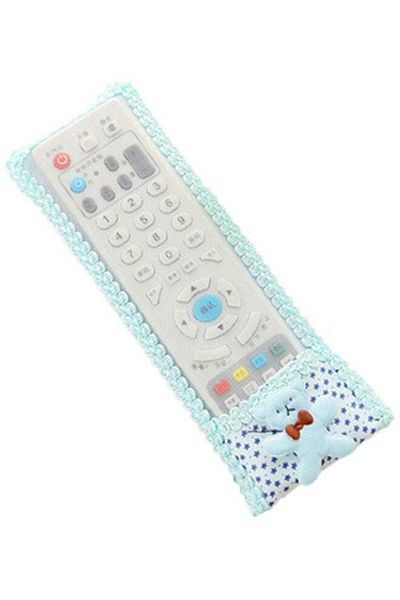 Generic REMOTE CONTROL COVER - BEAR  24.5 x 8 CM - BLUE