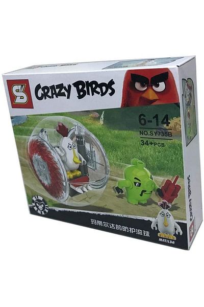 Generic LEGO - CREAZY BIRDS 34Pcs Model : SY735B
