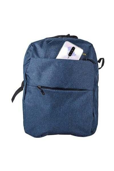HALAMODO 3-piece Bags Set, Men's Simple Canvas Schoolbag, Large-capacity Backpack, Solid Color School Bag Sui