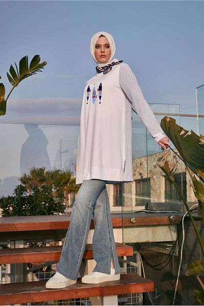 Alvina Printed Tracksuit Tunic 45468