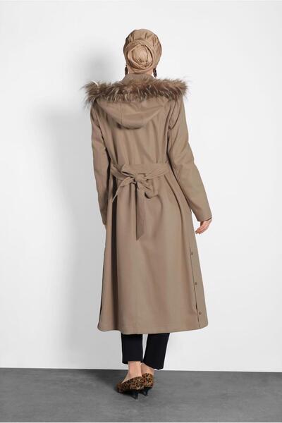 Alvina KAPÜŞONLU KUŞAKLI KABAN 90021