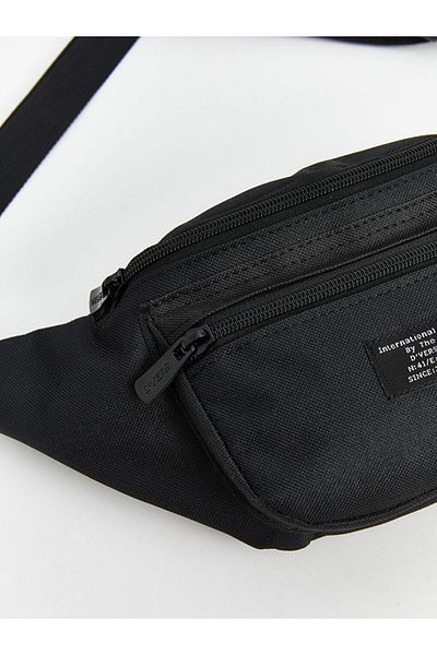 LC Waikiki Lcw Accessories Black Double Compartment Men's Chest Bag