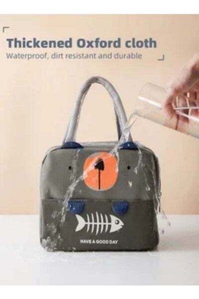 HALAMODO insulated lunch bag, Lunch Box Bag Kids, Insulated Two Compartments Cooler Bags, Lunch Cooler Bag, T