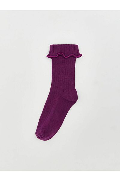 LC Waikiki Lcw Eco Purple Girl's Socket Socks