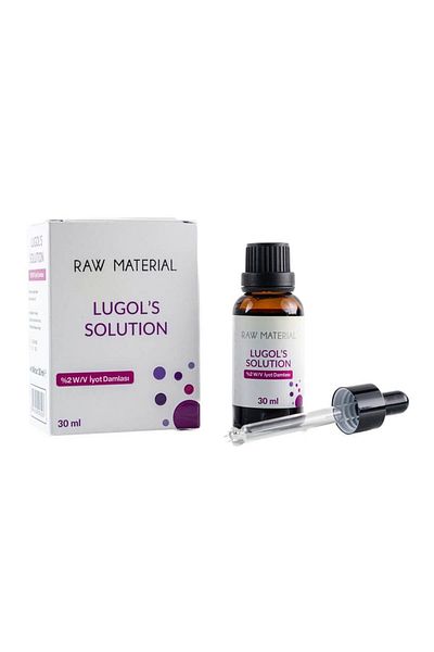 Raw Material Lugols Solution Iodine 2% Drops 30 ml
