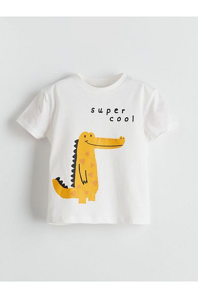 LC Waikiki Lcw Crew Neck Printed Baby Boy T-Shirt