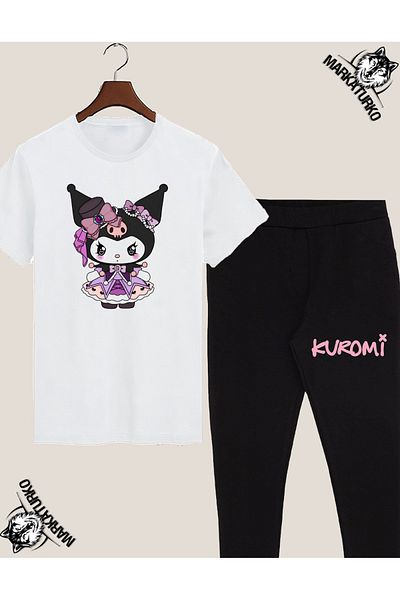 MarkaTurko Asi&Cute Special Design Children's T-Shirt Leggings Combination 98011-02