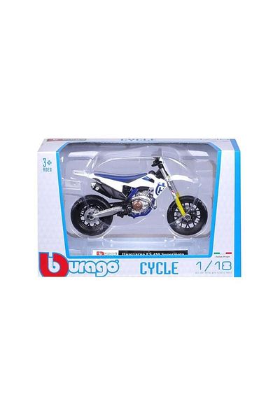 PeriYedi Motorcycle 1:18 Husqvarna Fs 450 Supermoto Model