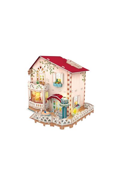 Cubic Fun Cubic Fun - Puzzle 3D Led Casa De Vacanta 116 Piese