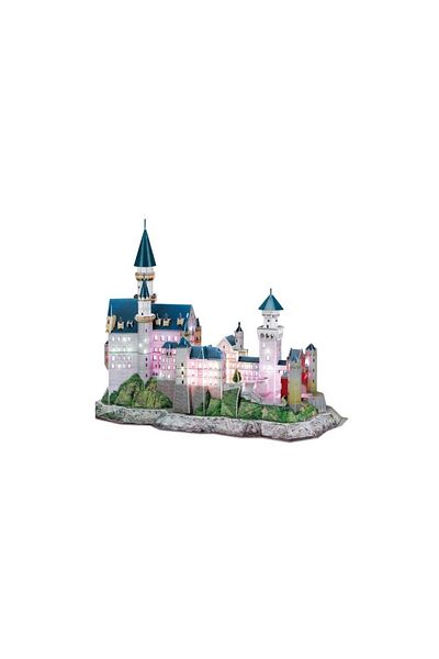 Cubic Fun Cubic Fun - Puzzle 3D Led Castelul Neuschwanstein 128 Piese