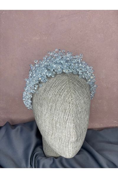 Hayalperest boncuk Polluxx Beaded Bridal Henna Crown Hair and Turban Accessory