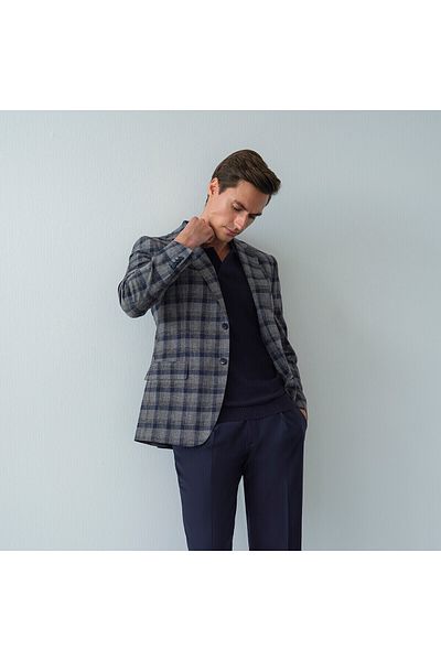 İNTERVİEW SARAR Sarar Rexford Regular Fit Checkered Men's Jacket 3173498