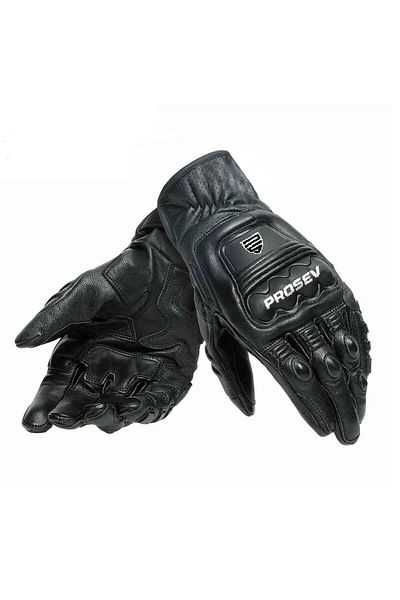 Prosev Black Gl60 Carbon Titantum Leather Gloves