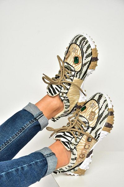 Fox Shoes U 380143604   Mink Fabric Stone Sports Shoes Sneakers