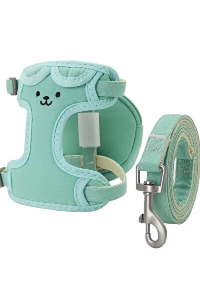TAKIŞTIR Turkuaz Renk Ayıcık Çanta Detaylı Figürlü Bel Göğüs Ayarlanabilir Ke...