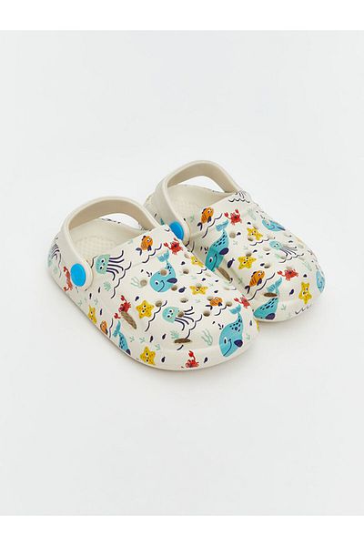 LC Waikiki Σανδάλια παραλίας LCW STEPS Beige Baby Boy με στάμπα