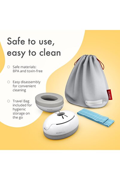 Alpine Muffy Baby Kulak Koruyucu, 23db Gürültü Engelleme, 0-36 Ay Bebekler İçin Ayarlanabilir Baş Bantlı