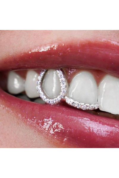 La Saade Y2k Coquette Taşlı Tooth Gems Grillz Diş Taşı Aksesuar