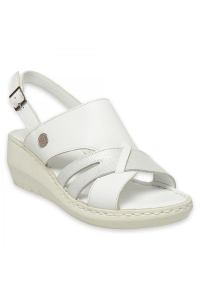 Mammamia D25Ys-5145 Sandale de damă Daily White