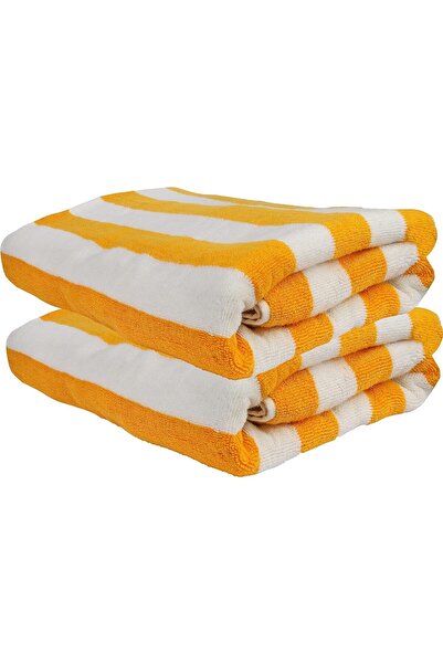 Comfy مجموعة من قطعتين من منشفة حمام وحوض سباحة مصنوعة من القطن بنسبة 100%، ب...