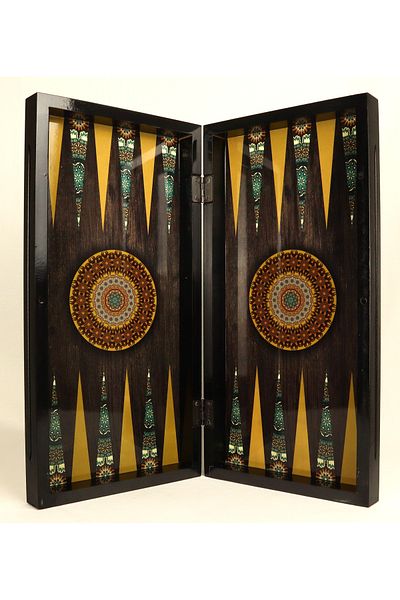 ESER Elegans Mosaic Pattern Backgammon - Large Size