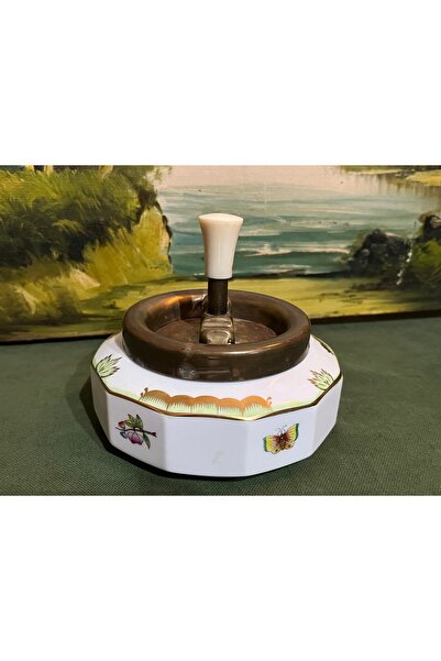 tayfuntufan antika koleksiyon Antika Porselen El boyama Herend Küllük