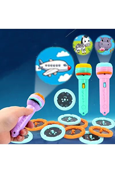 Zigver Renkli Resimli Projeksiyonlu 10 Disk /80 Farklı Slayt Görselli Eğitici...