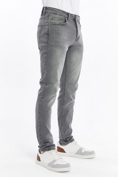 MD MARSHALL DENIM Ανδρικό τζιν παντελόνι με λεπτή εφαρμογή ανοιχτό φόρεμα αλήθειας (RO-4350)