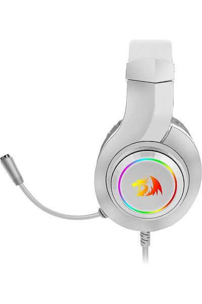 REDRAGON سماعة الألعاب السلكية H260 Hylas RGB (أبيض)