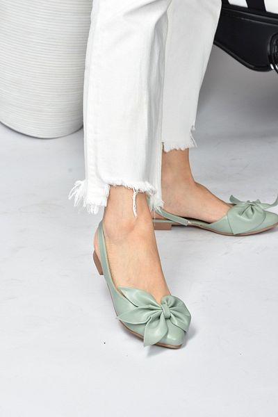 Fox Shoes Zelené dámské baleríny H 726809009