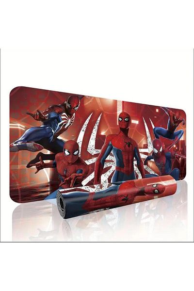 sgeteknoloji 70X30 cm Spiderman Themed Non-Slip Base Speed Surface Gamer Mouse Pad Gaming